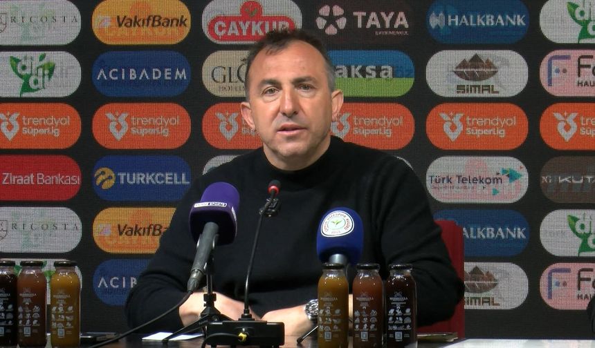 Çaykur Rizespor - Samsunspor maçının ardından