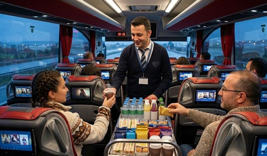 Otobüslerde ikramlar kalkıyor mu?