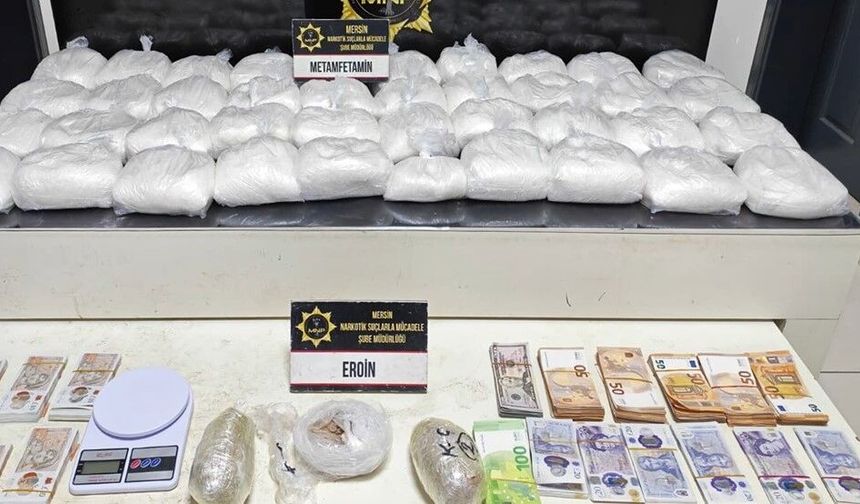 Mersin'de zehir tacirlerine operasyon