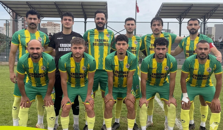 Erdemli Belediyespor’dan farklı skor: 10-1