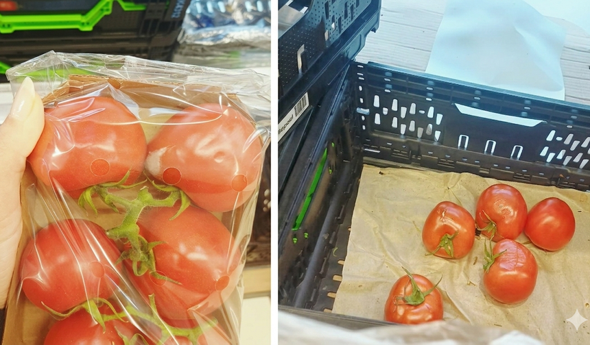 Zincir marketlerde küflü sebze ve bozuk ürünler