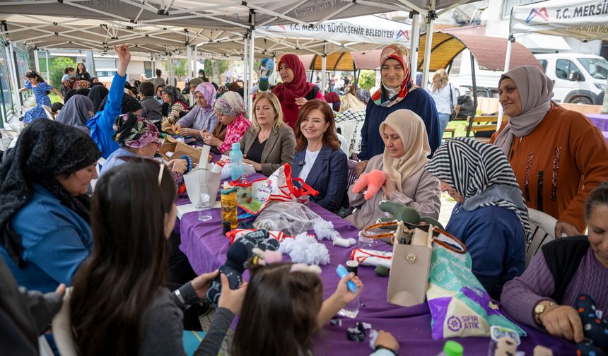 Büyükşehir sayesinde kadın emeği değere dönüşmeye devam ediyor