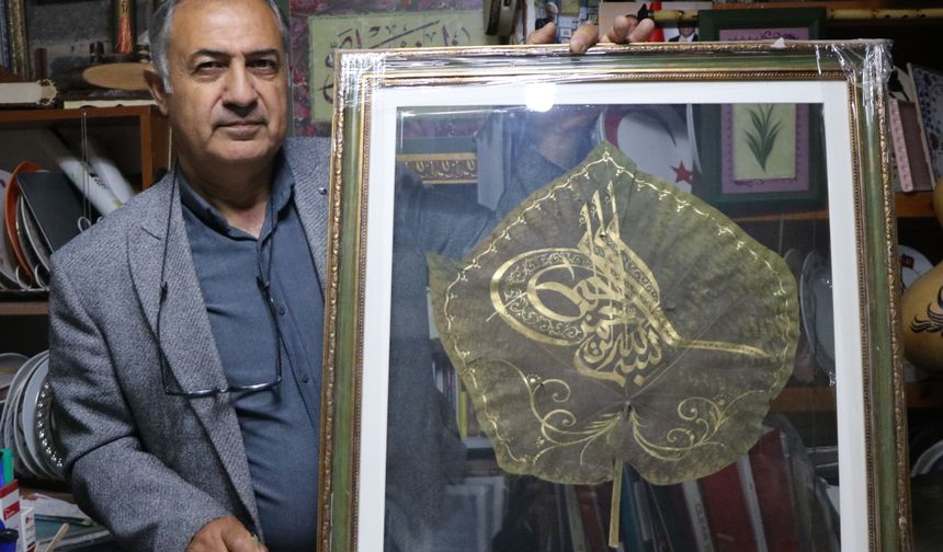 Yapraklara işlenen sanat: 25 yıllık kaligrafi yolculuğu