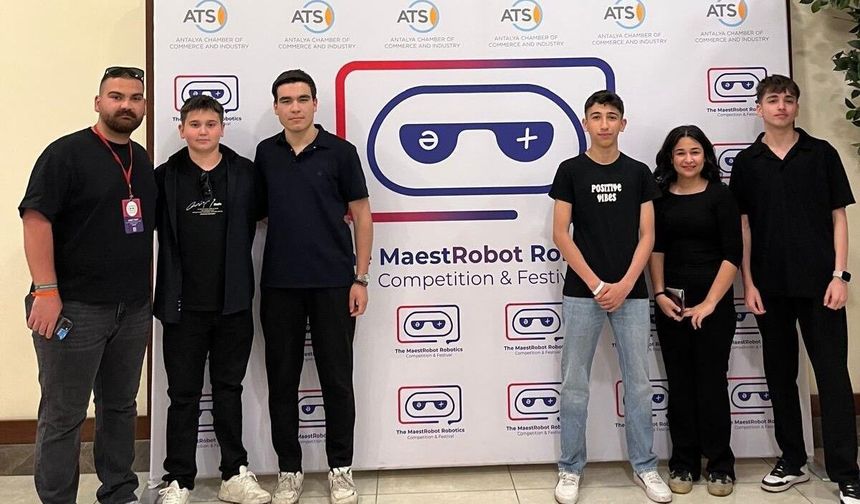 Mersin OSB Şişecam MTAL Robotikte Türkiye Şampiyonu oldu