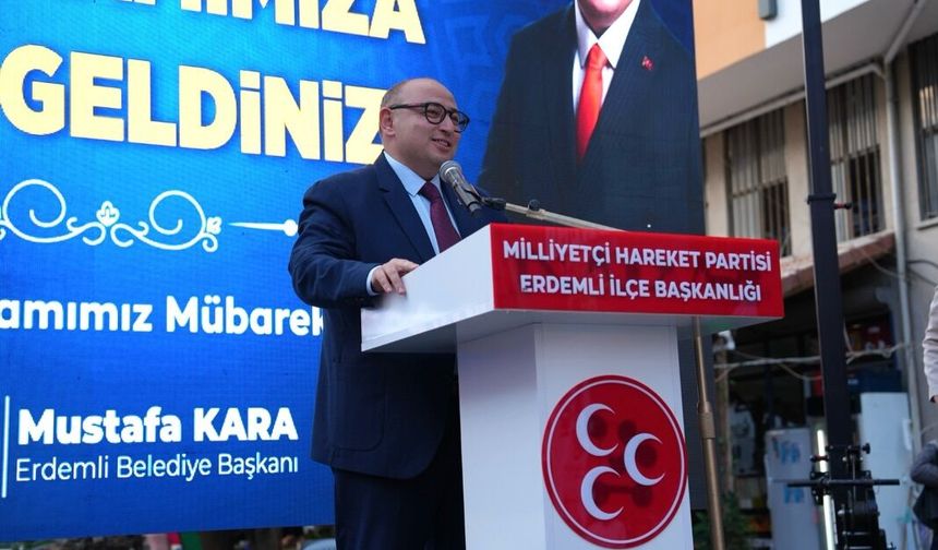 Başkan Kara’dan bayram mesajı: Biriz, beraberiz, Erdemliyiz!”