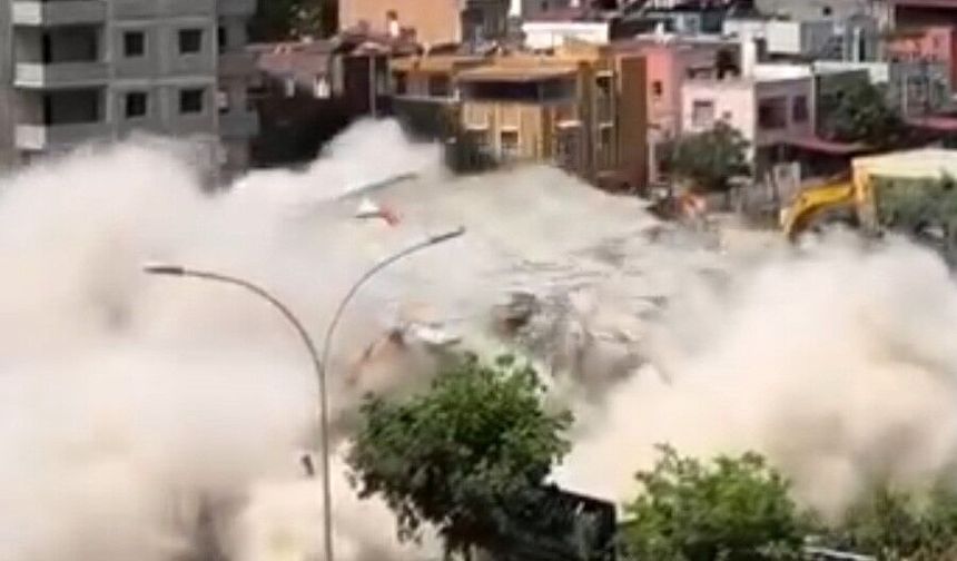 Kontrolsüz yıkımdan son anda kaçtı