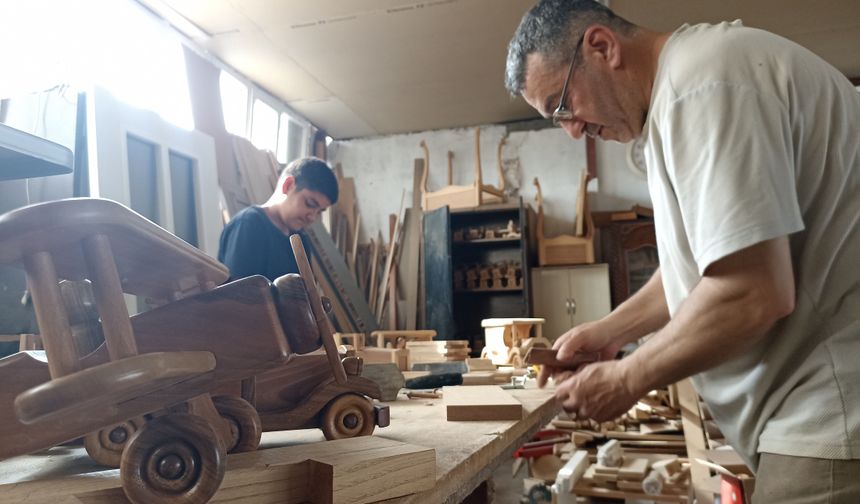 Atmaya kıyamadı sanat eserine çevirdi büyük ilgi görüyor