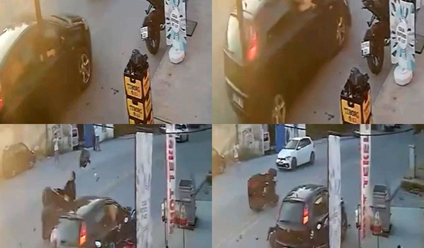 Otomobille çarpışan ATV'nin sürücüsü yaralandı