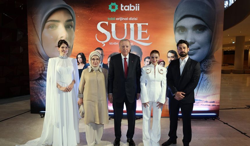 Cumhurbaşkanı Erdoğan, ‘Şule Senin Hikayen’ dizisinin galasına katıldı