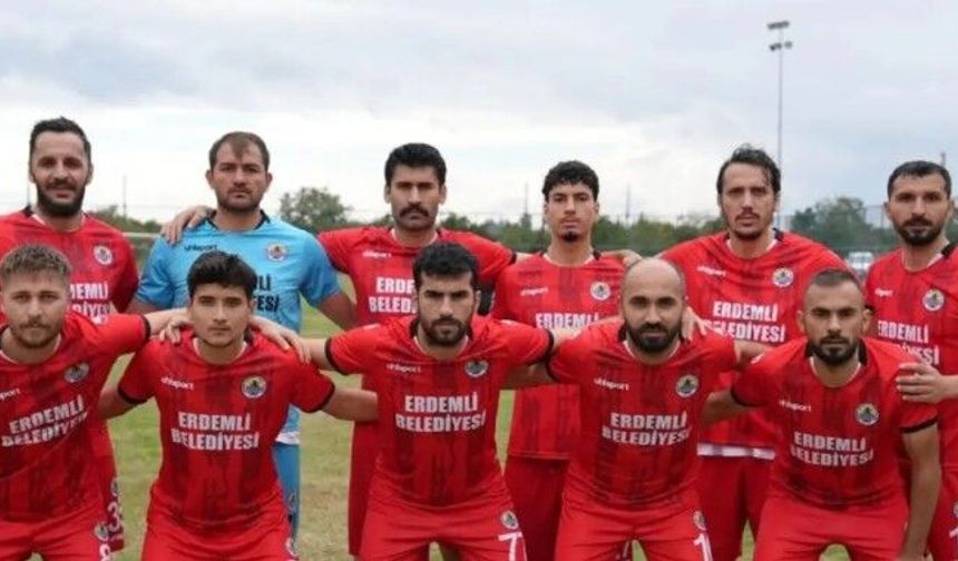 Erdemli Belediyespor’un 1-0’lık zaferi yeterli olmadı