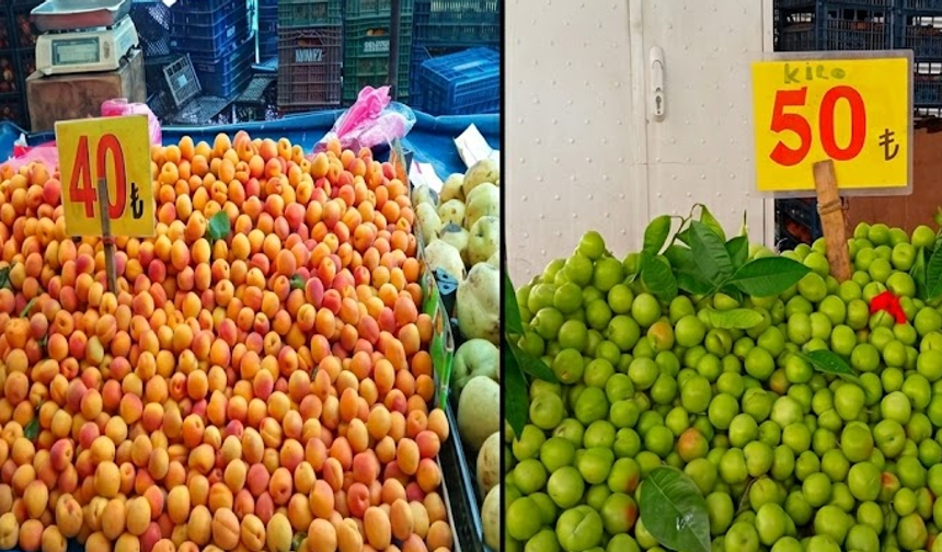 Mersin pazarlarında yaz meyvesi hareketliliği