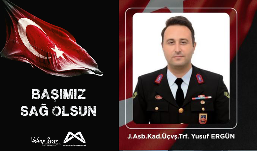 Başkan Seçer’den şehit astsubay Ergün için taziye mesajı