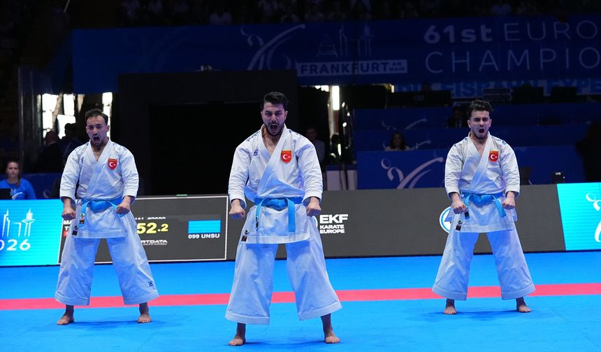 Türkiye Karate Erkek Kata Takımı, Avrupa ikincisi oldu
