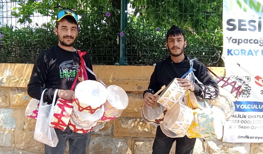 Adana’dan Mersin’e uzanan davul mesaisi