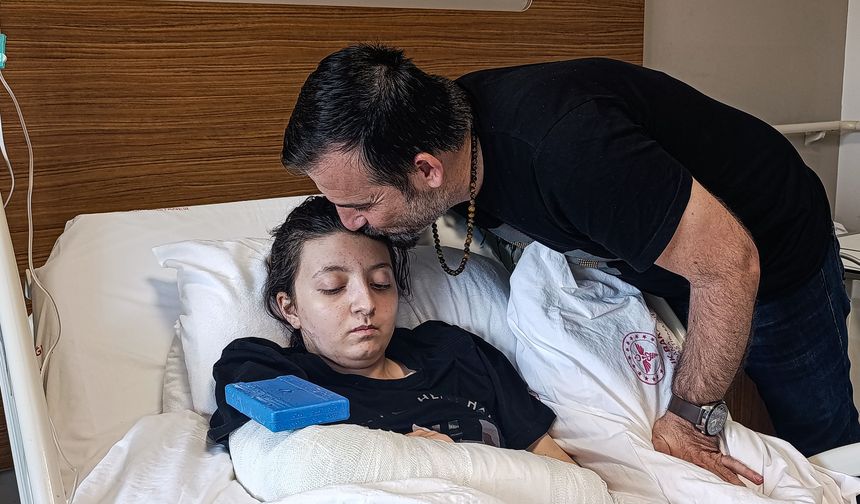 12’nci kattan düşen Ecrin mucizeyi iyiliğe bağladı