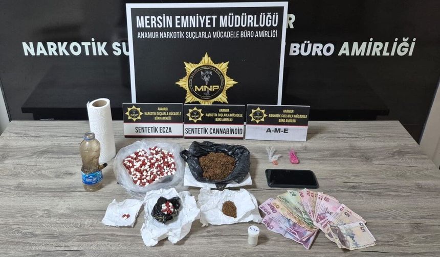 Anamur’da zehir tacirine polis darbesi