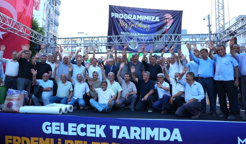 Erdemli Belediyesi’nden üreticilere kapsamlı destek