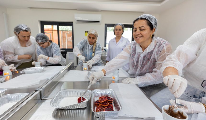 Hamzabeyli'de kan portakalı çikolatayla buluştu