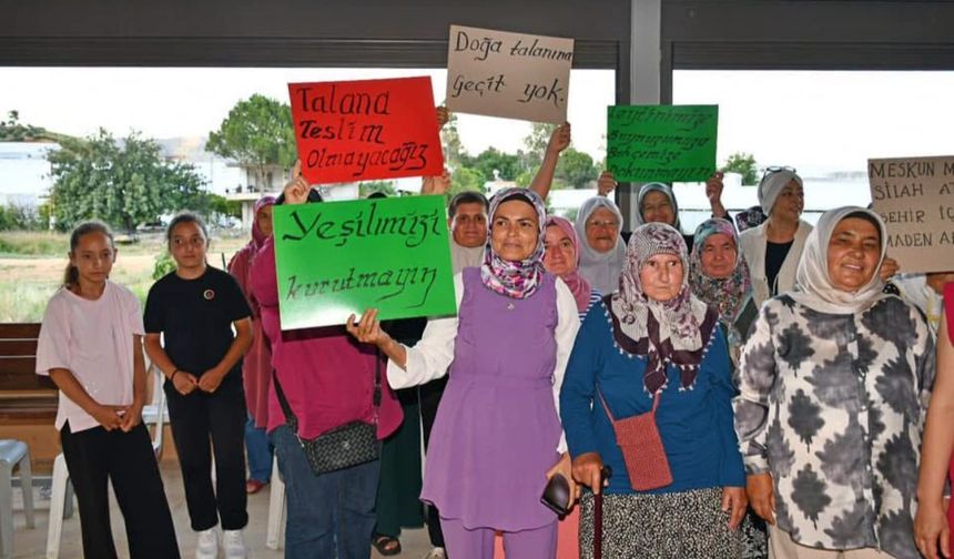 Mermer ocağına karşı köylüler direnişte