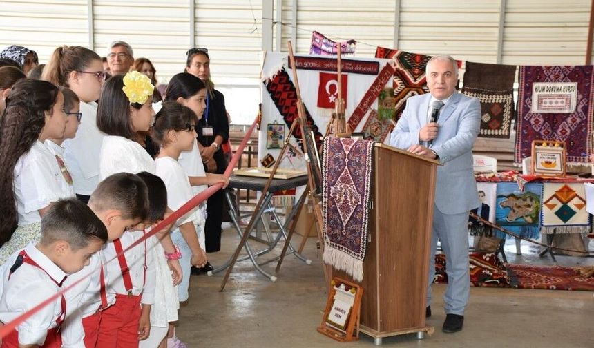 Anamur’da Hayat Boyu Öğrenme Haftası sergisi açıldı
