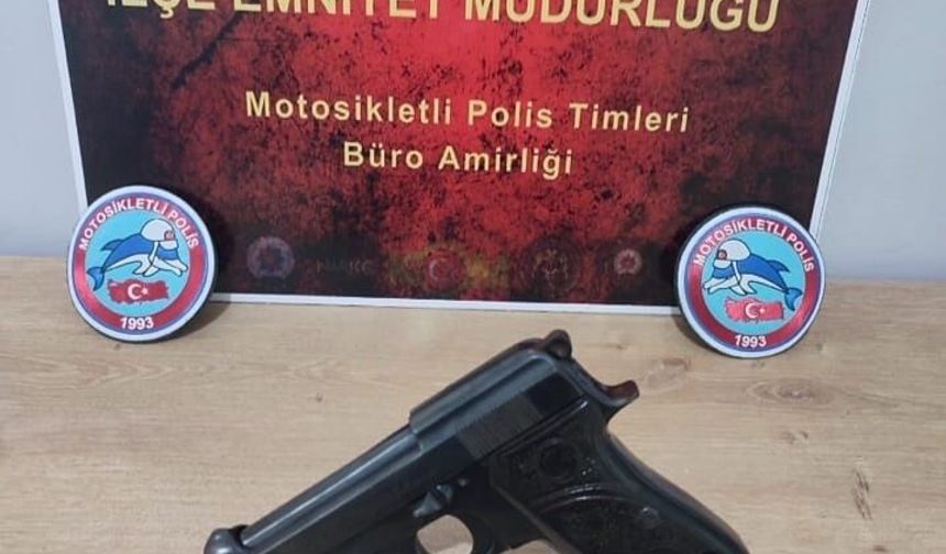 Ehliyetsiz ruhsatsız tabancayla yakalandı 240 bin lira ceza yedi