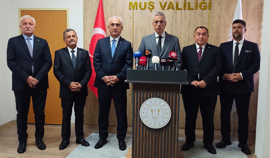 Sağlık Bakanı Memişoğlu, Muş’ta sağlık yatırımlarını değerlendirdi