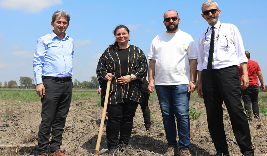 Tarsus Üniversitesi Bilim Ormanı'nda fidanlar toprakla buluştu