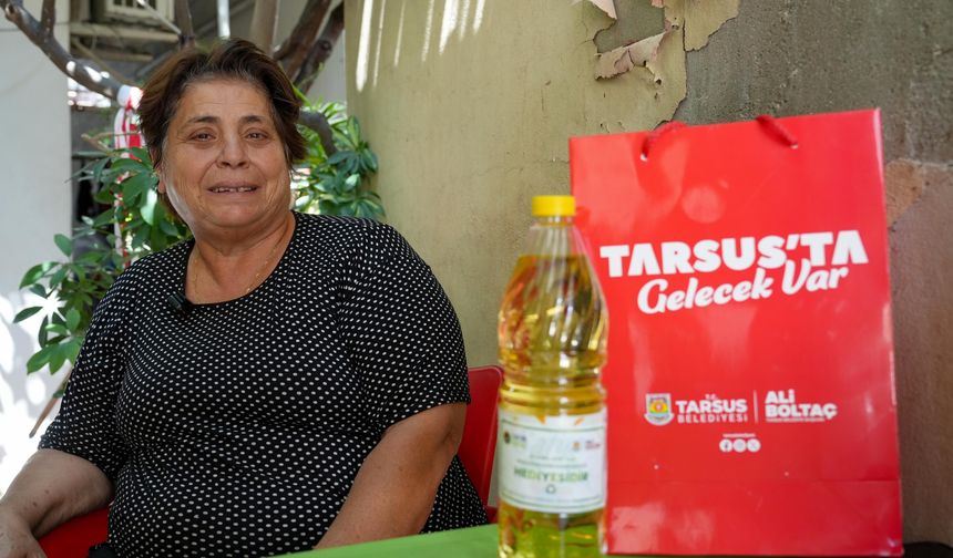 Tarsus'ta bitkisel atık yağ toplama süreci başladı