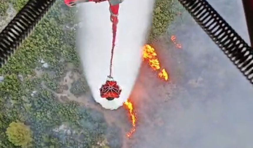 Antalya'da orman yangını devam ediyor