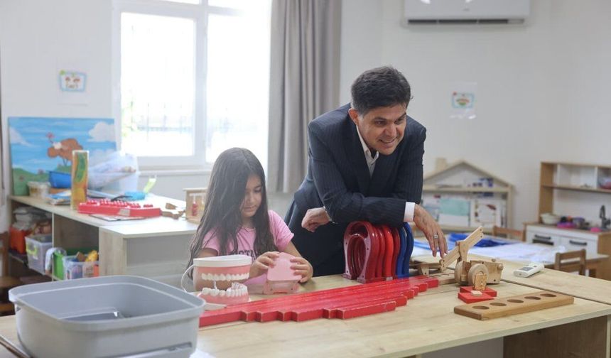 İl Milli Eğitim Müdürü Muhammed Özdemirci'den Dumlupınar Anaokuluna ziyaret