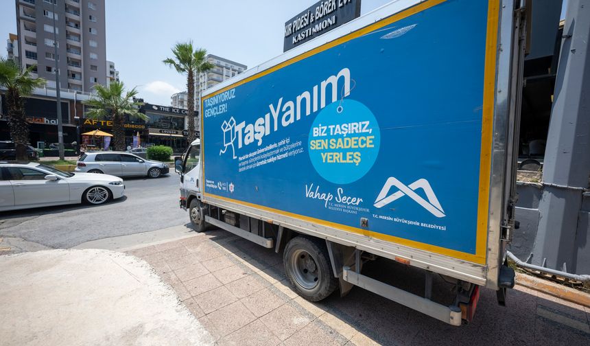 Mersin Büyükşehir'den öğrencilere taşınma kolaylığı
