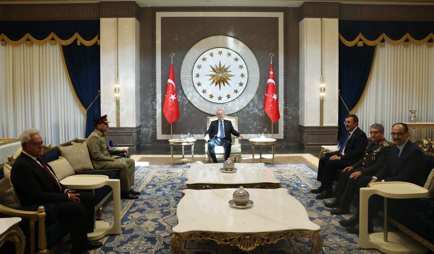 Cumhurbaşkanı Erdoğan, Asim Munir'i kabul etti