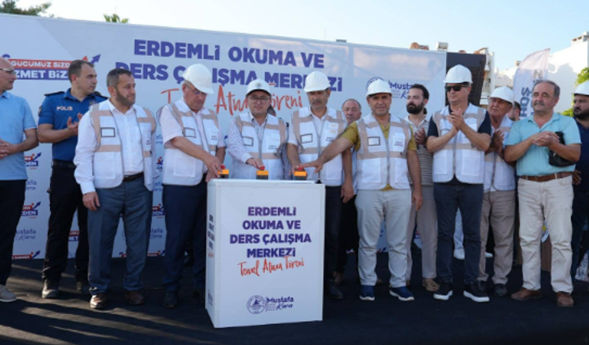 Erdemli’ye öğrenciler için yeni eğitim merkezi geliyor