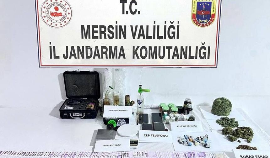 Mersin'de uyuşturucu operasyonu: 2 şüpheli tutuklandı