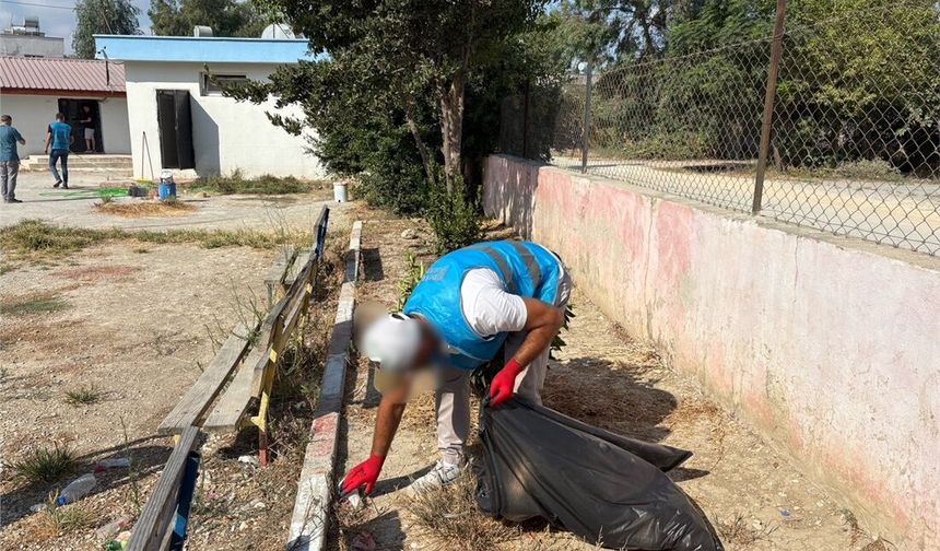 Tarsus’ta denetimli serbestlik yükümlülerinden okullara destek