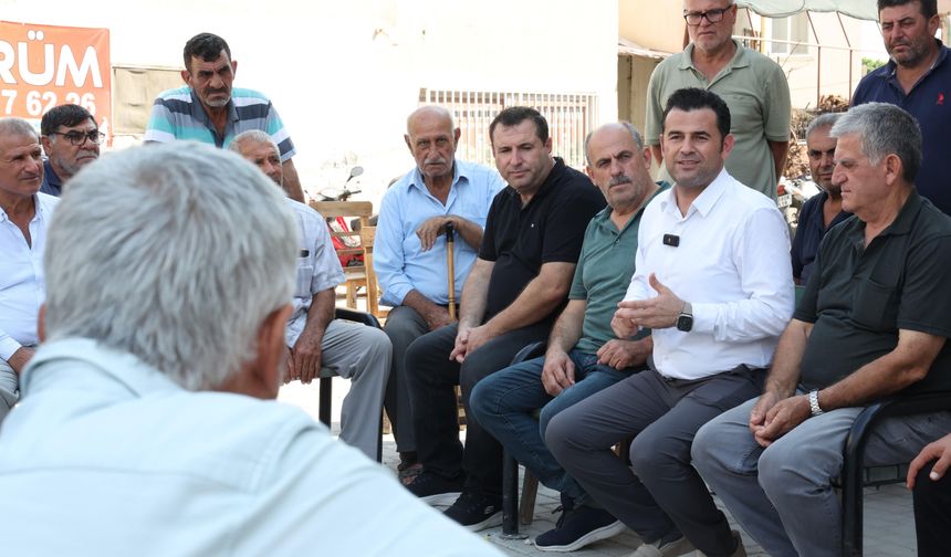Beşikçi; muhtarlar ve vatandaşlarla bir araya geldi