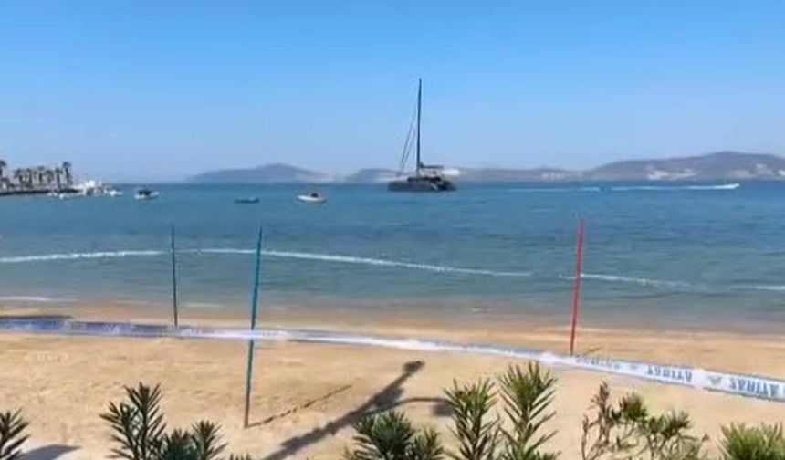Muğla'da halk plajı, kirlilik şüphesiyle kapatıldı