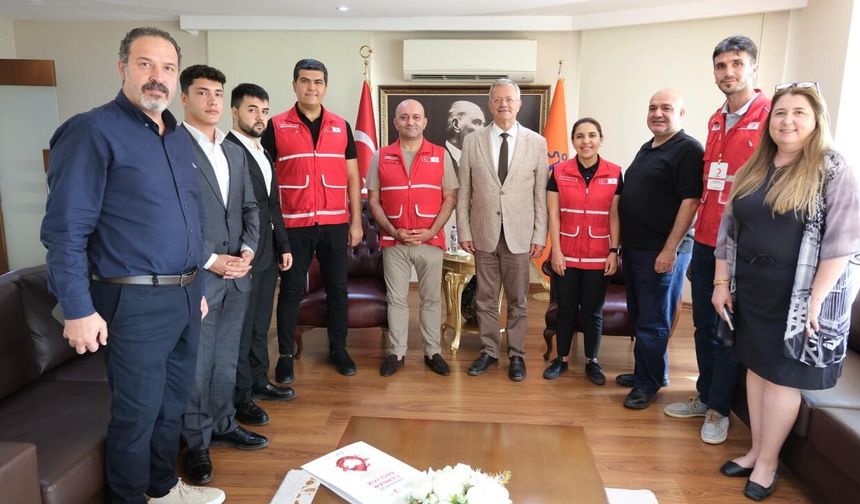 Kızılay ve Mersin OSB'den iş birliği görüşmesi