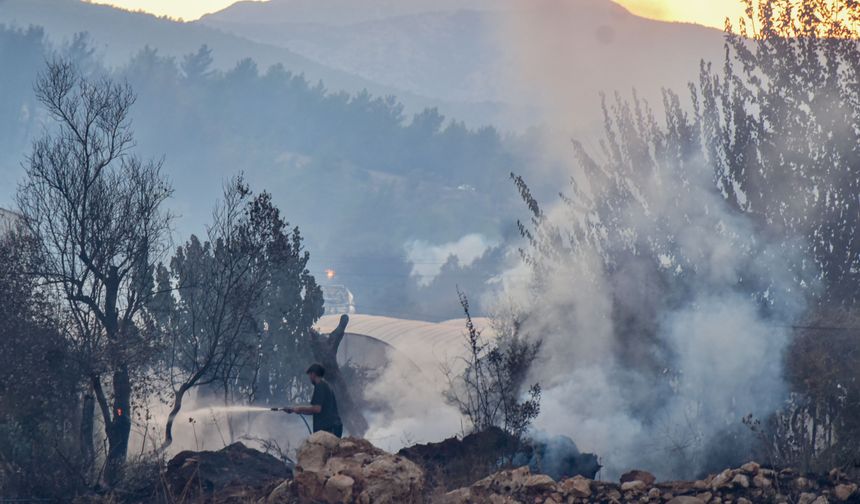 Yangının enerjisi düşürüldü