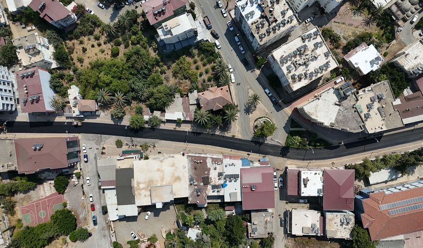 Anamur’da 4 bin 133 ton sıcak asfalt serimi yapıldı