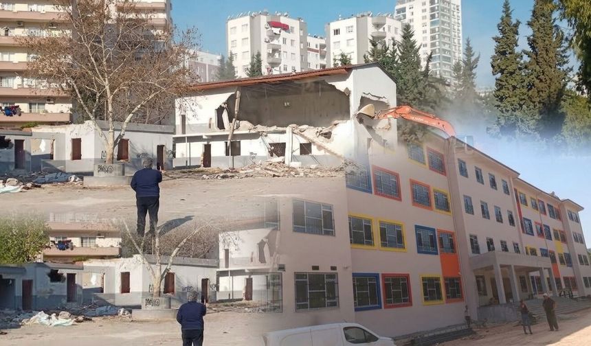 Mezitli Belediye İlkokulu ve Ortaokulu yeniden açılıyor