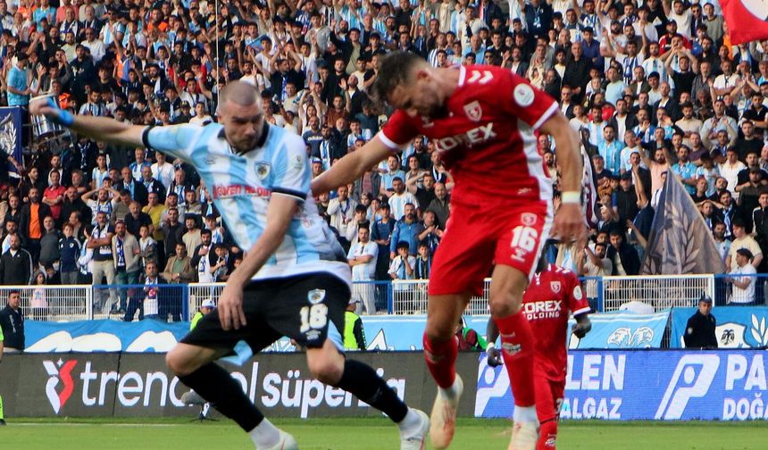 Erzurumspor ile Samsunspor karşı karşıya