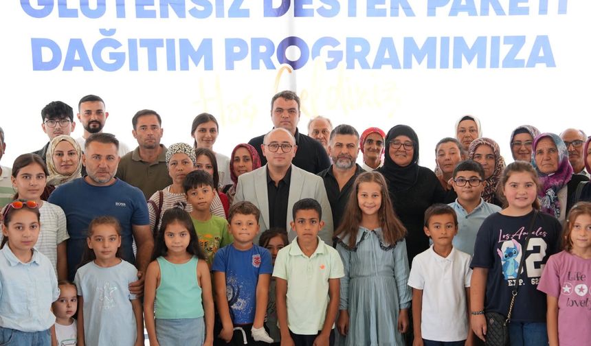 Erdemli Belediyesi’nden çölyak hastalarına glütensiz destek