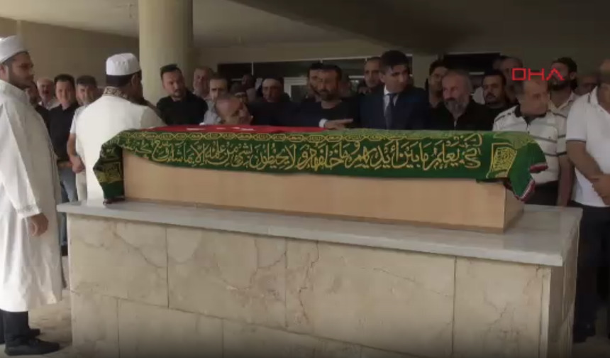 Hatay’da KKTC’de ölen 2 kişi toprağa verildi