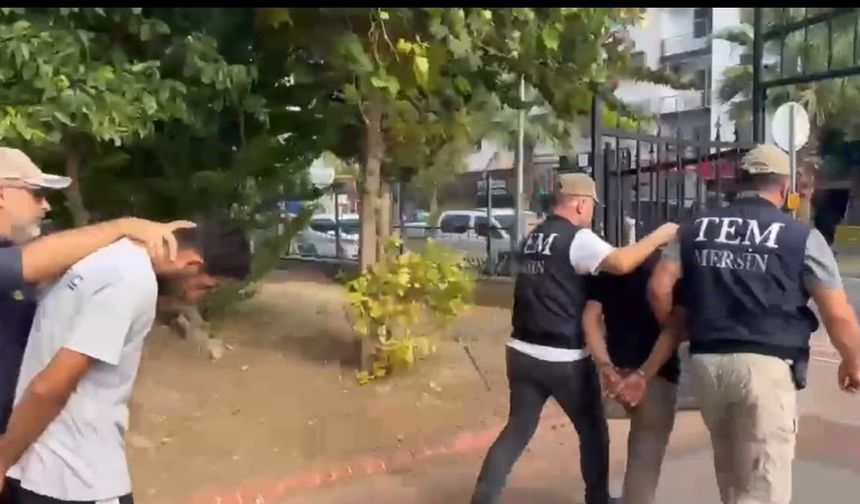 Mersin'de DEAŞ'a yönelik operasyonda 3 şüpheli tutuklandı