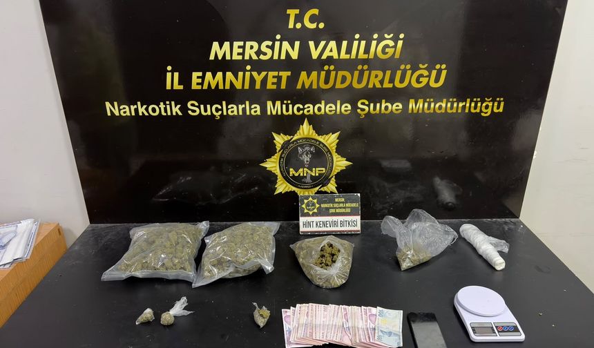 Mersin'de narkotik ekiplerinden operasyon