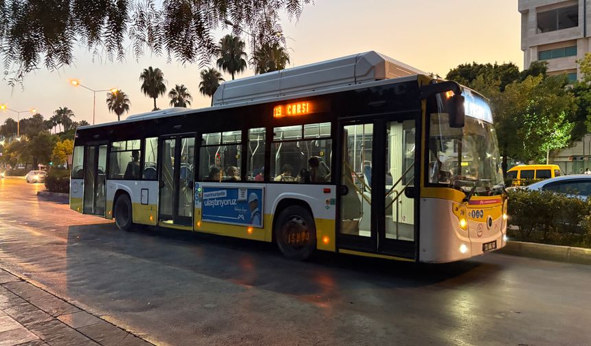 Mersin’de toplu taşımada kış tarifesi Pazartesi başlıyor