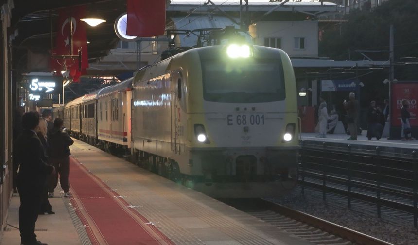 Tarihi Orient Express  İstanbul'a geldi