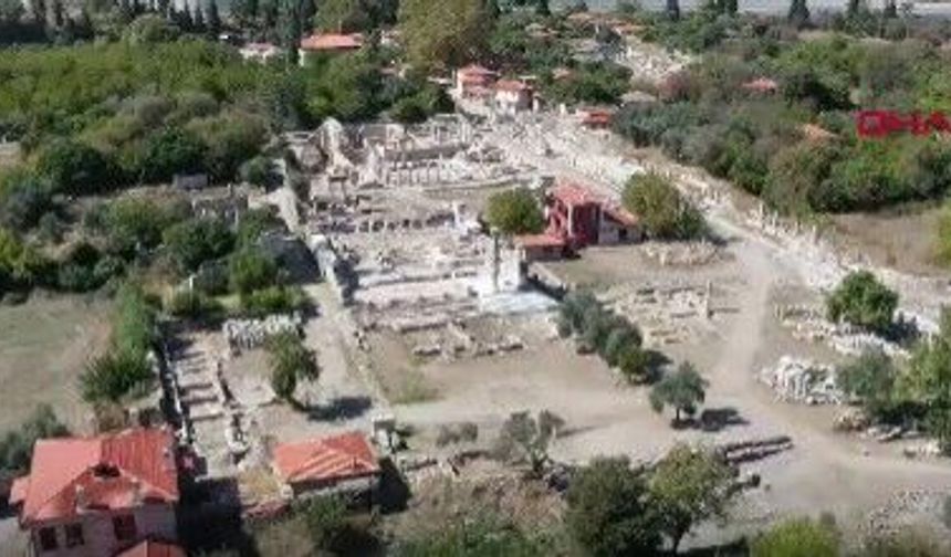 3 bin 500 yıllık Stratonikeia Antik Kenti havadan görüntülendi