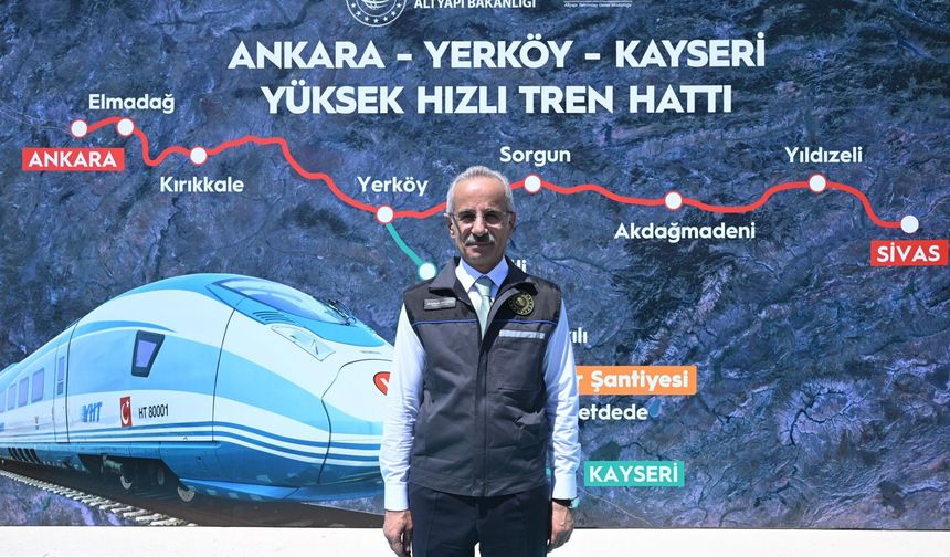 Ankara Kayseri demir yolu 1 saat 45 dakikaya düşecek
